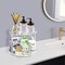 2 Tier Lazy Susan Bathroom Organizer, 9.25Inch Clear 360 Rotating Makeup Organizer for Vanity, Skincare Organizers Perfume Organizer, Spice Rack Organizer for Cabinet- Home Organization and Storage